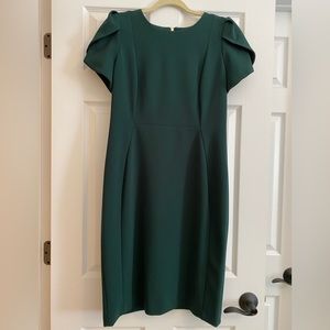 Calvin Klein Tulip Sleeve Sheath Dress - Size 12